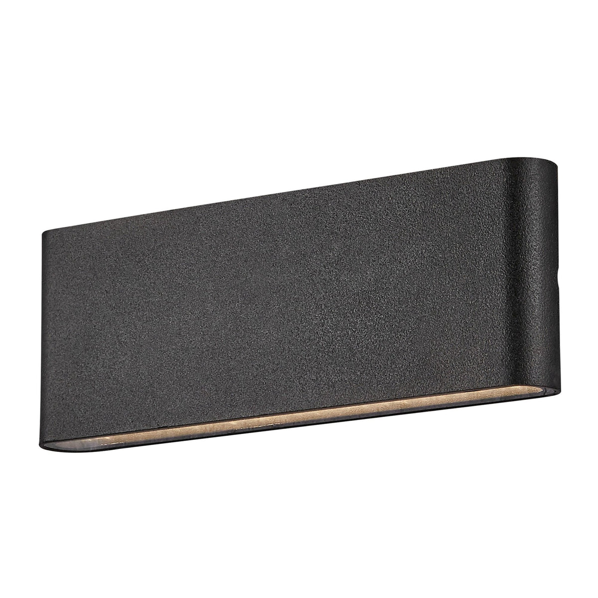 Kinver 26 IP54 LED Up and Down Wall Light in Black