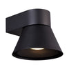 Kyklop Cone Outdoor IP54 Wall Light in Black