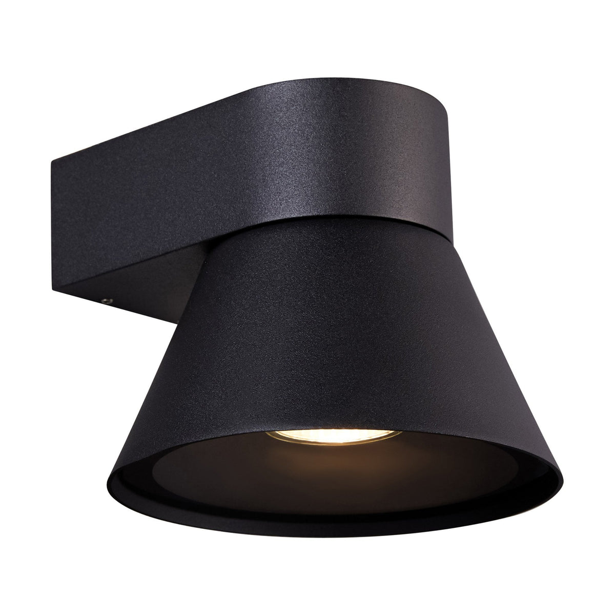 Kyklop Cone Outdoor IP54 Wall Light in Black