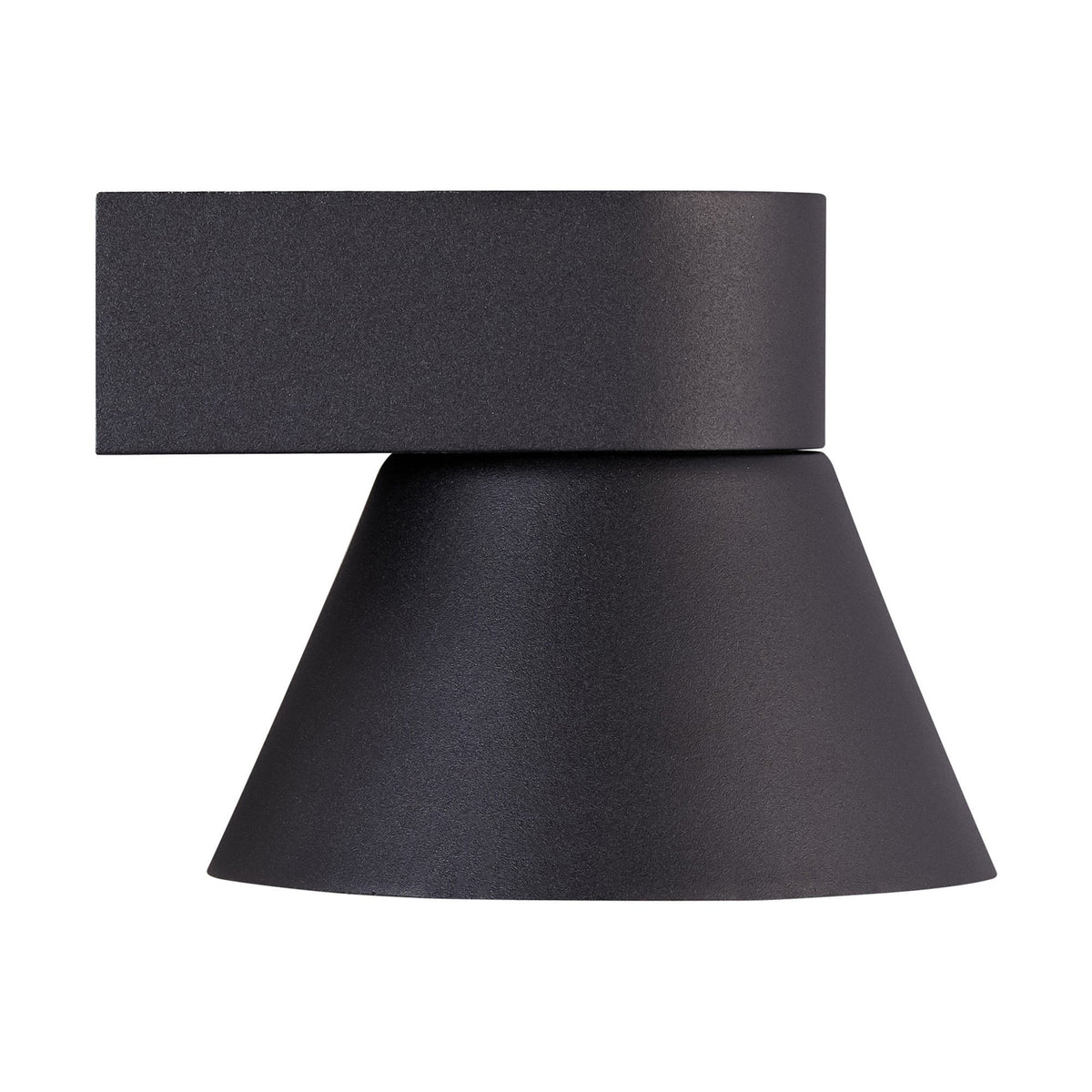 Kyklop Cone Outdoor IP54 Wall Light in Black