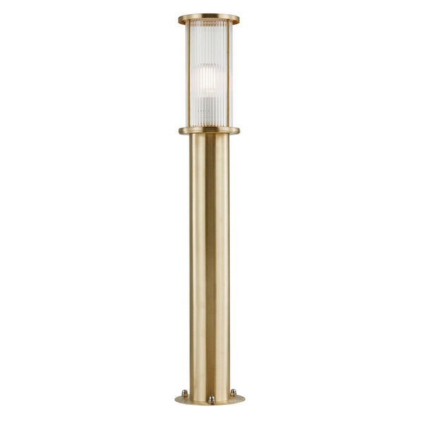 Linton IP54 Coastal 80cm Bollard Light In Brass