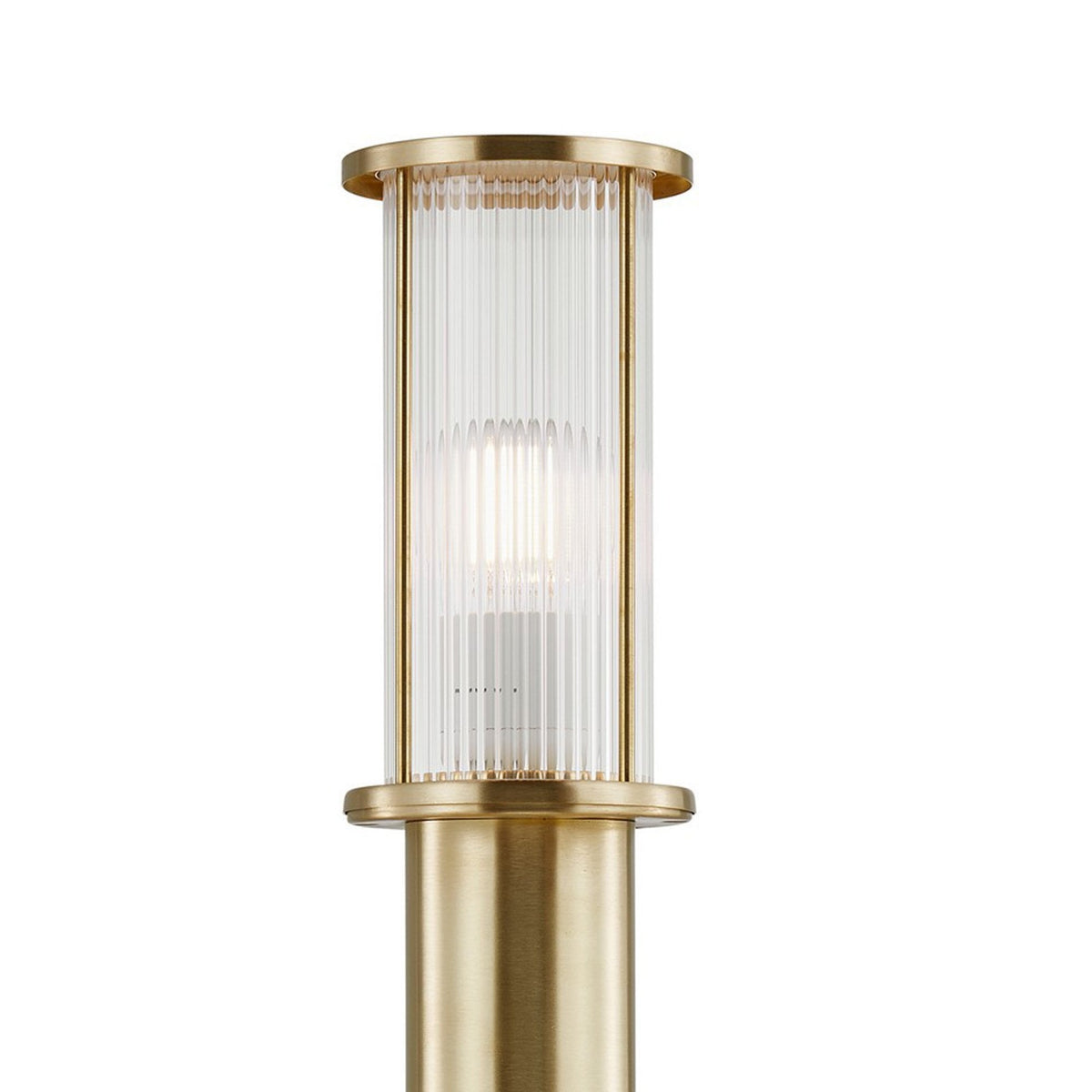 Linton IP54 Coastal 80cm Bollard Light In Brass