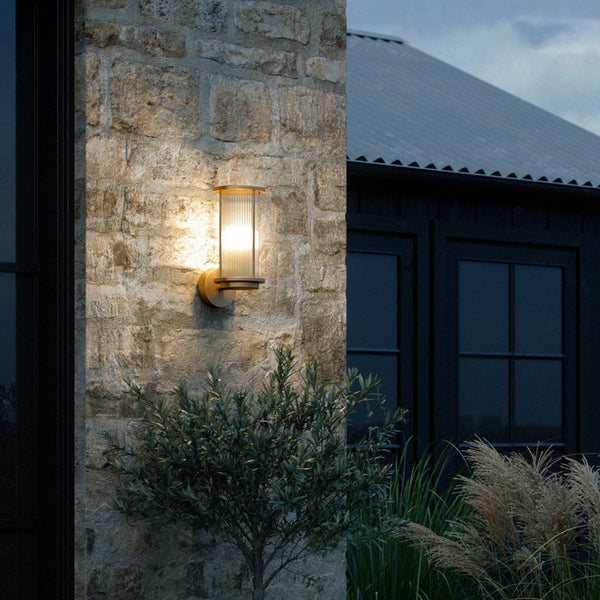 Linton Coastal IP54 Wall Light In Brass