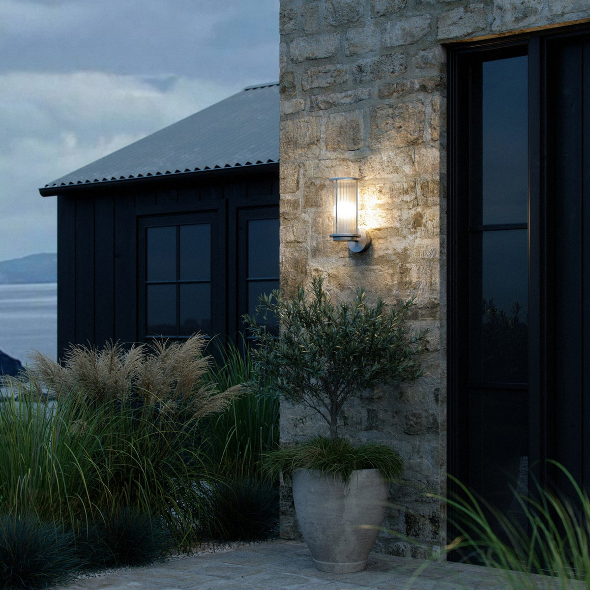 Linton Coastal IP54 Galvanized Wall Light