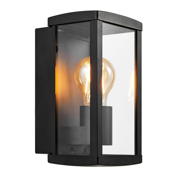 Luchy Outdoor IP54 Wall Light in Black