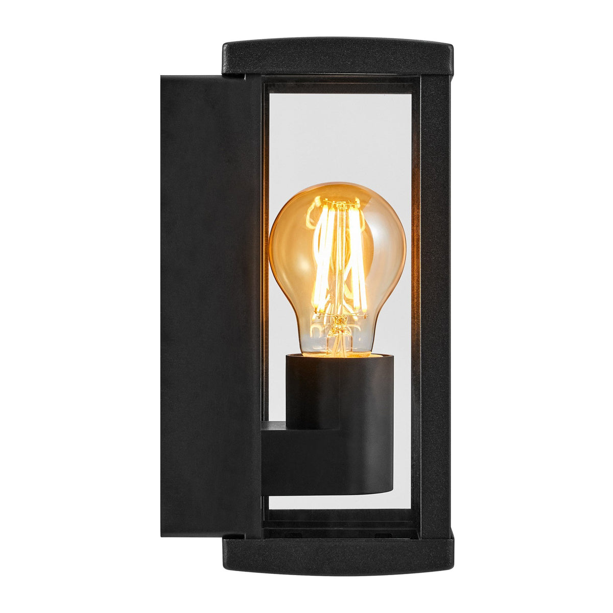Luchy Outdoor IP54 Wall Light in Black