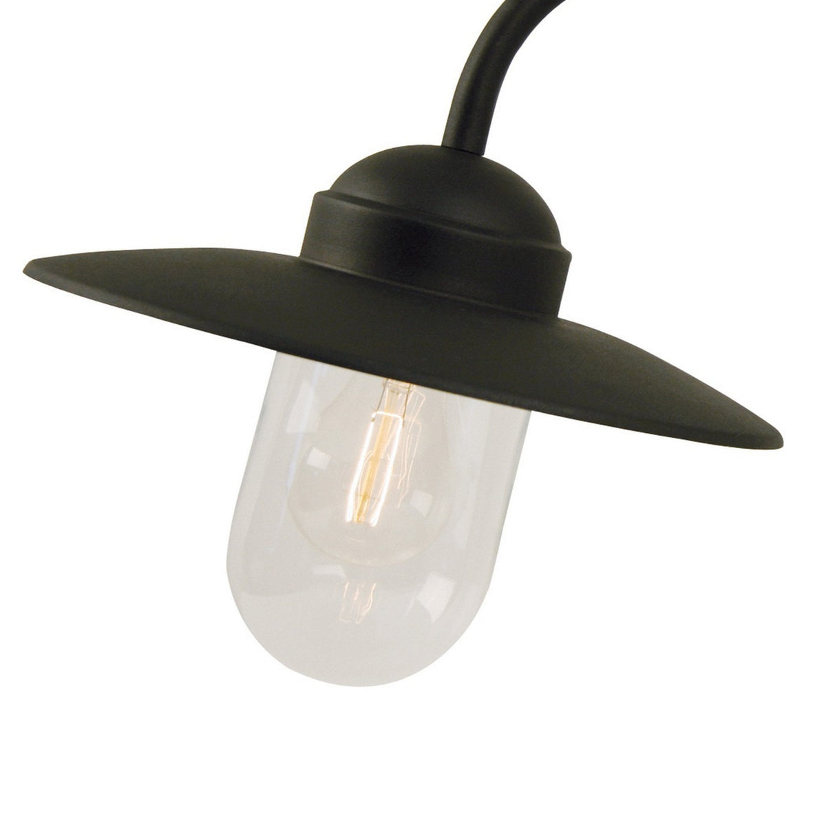 Luxembourg Outdoor IP54 Wall Light in Black