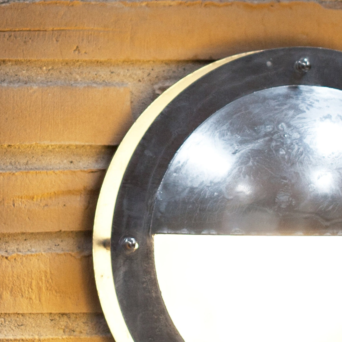 Malte Coastal Outdoor IP54 Galvanized Eyelid Bulkhead Wall Light