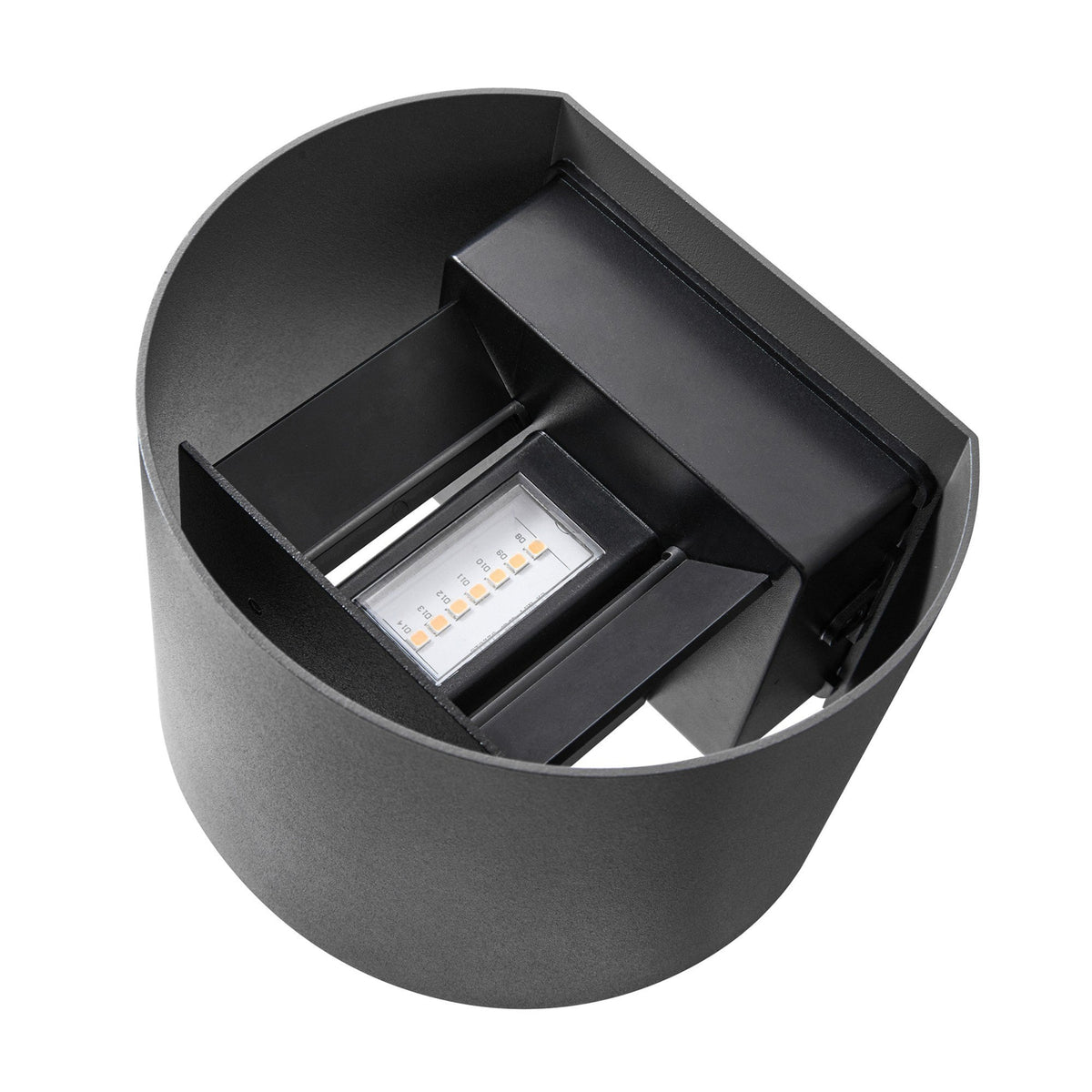 Milda Outdoor IP44 LED Wall Light in Anthracite