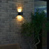 Milda Outdoor IP44 LED Wall Light in Black