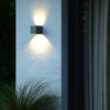 Milda Kubi Outdoor IP44 LED Wall Light in Anthracite