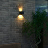Milda Kubi Outdoor IP44 LED Wall Light in Black