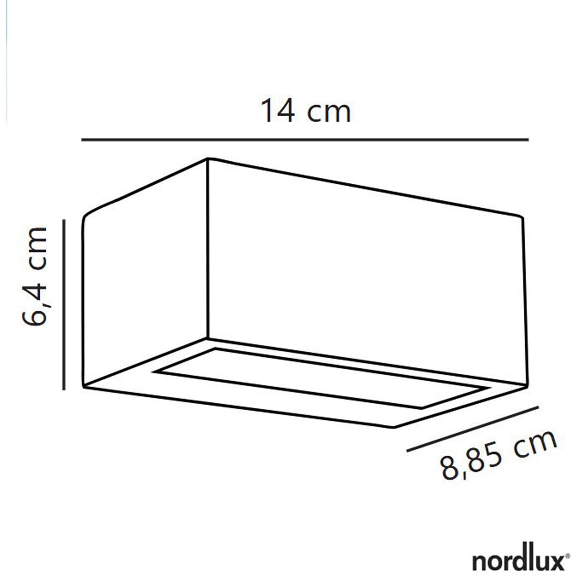 Nene Outdoor IP54 LED Wall Light in Black