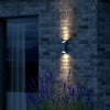 Nico Outdoor IP54 Up and Down Wall Light in Anthracite