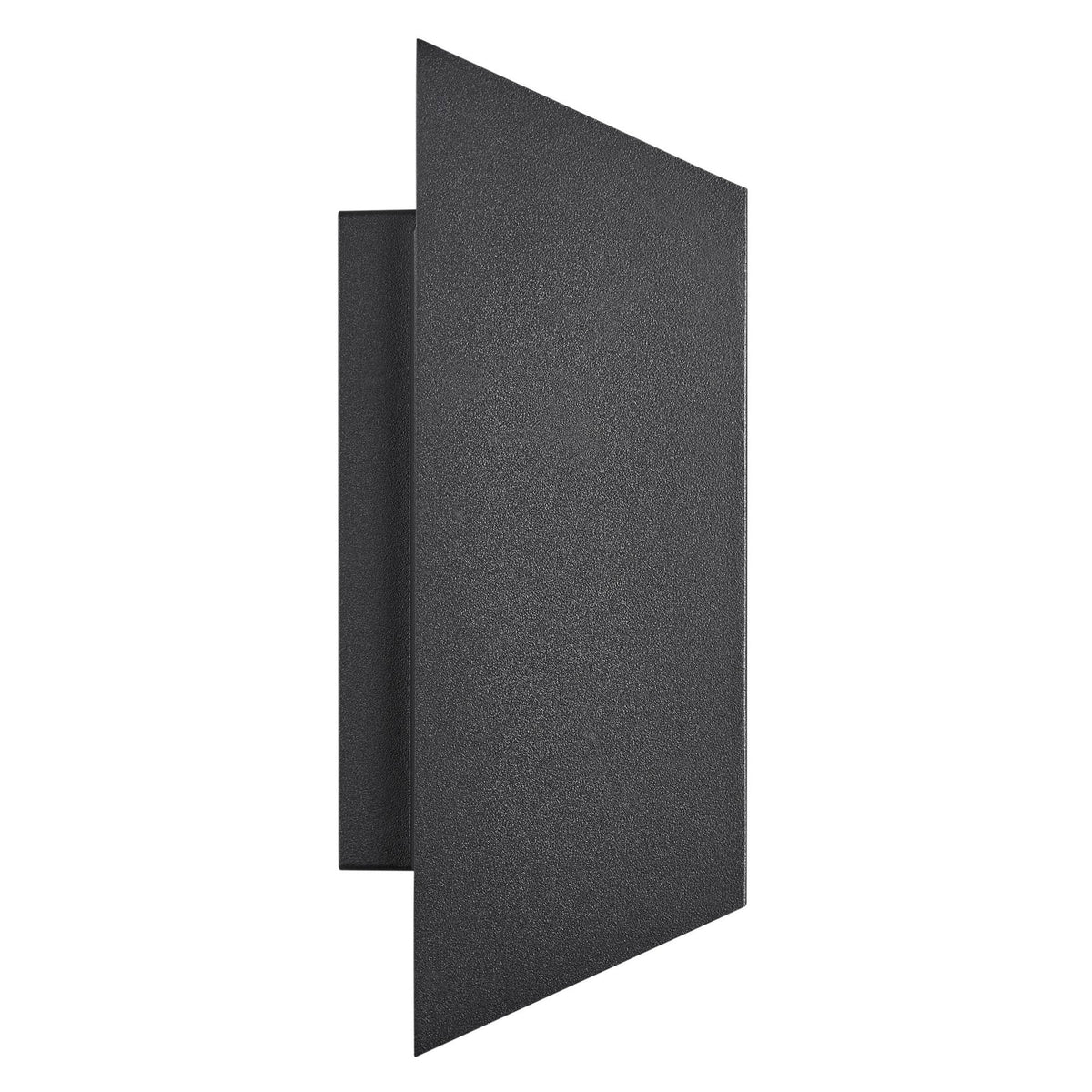 Nico Square Outdoor IP54 Up and Down Wall Light in Black