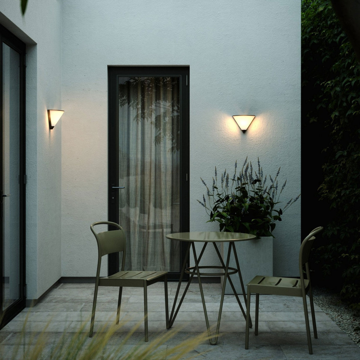 Noorstad IP44 Wall Light in Black