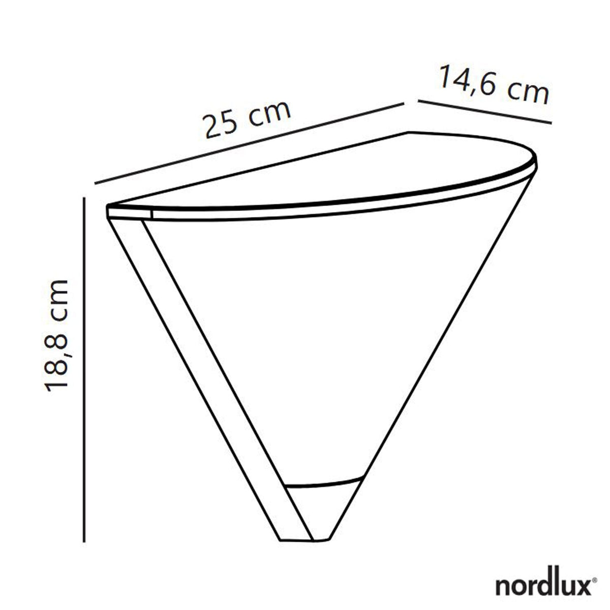 Noorstad IP44 Wall Light in Black