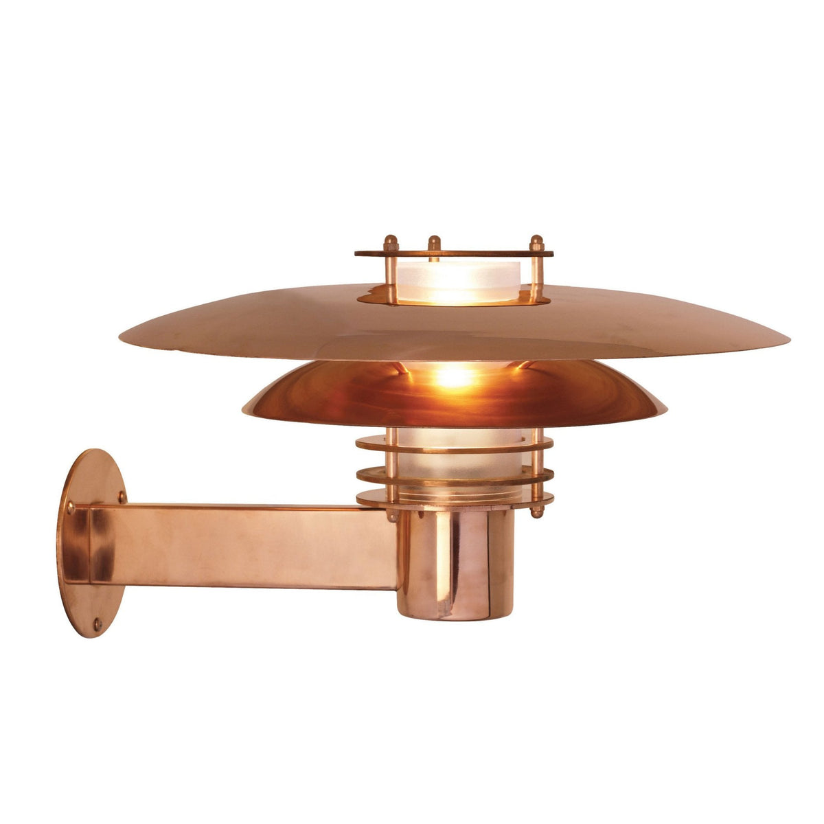 Phoenix IP54 Coastal Wall Light in Copper