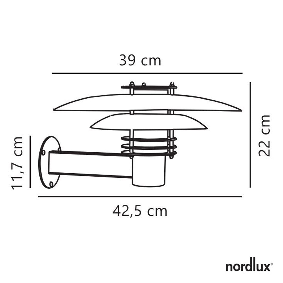 Phoenix IP54 Coastal Wall Light in Copper