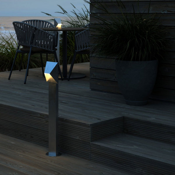 Pontio 15 IP54 Galvanised Coastal Bollard Light