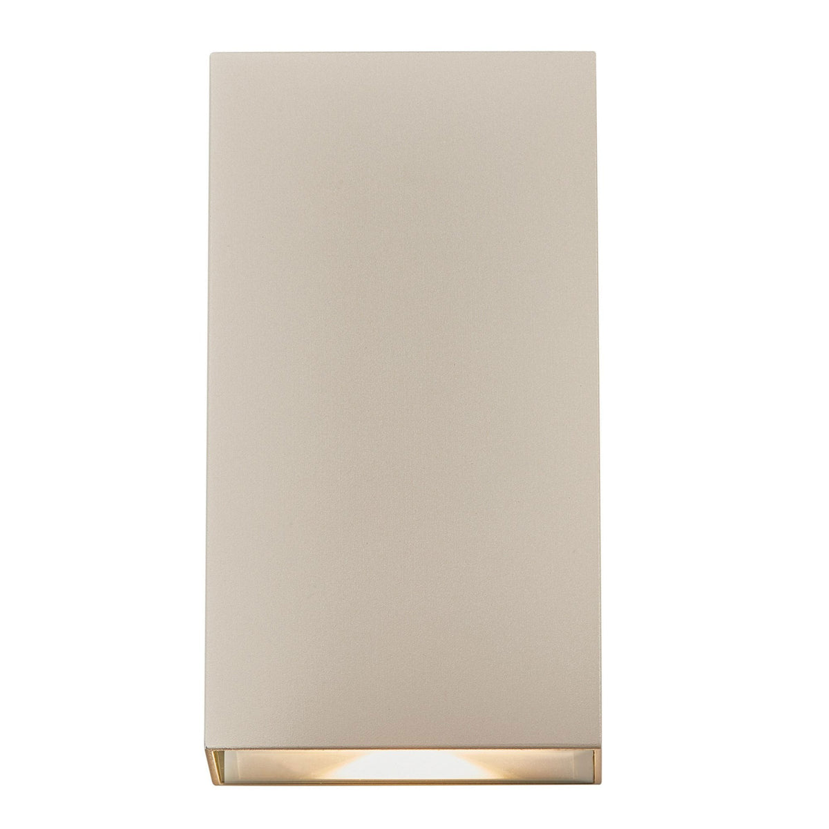 Rold Kubi IP54 LED Up and Down Wall Light in Sand
