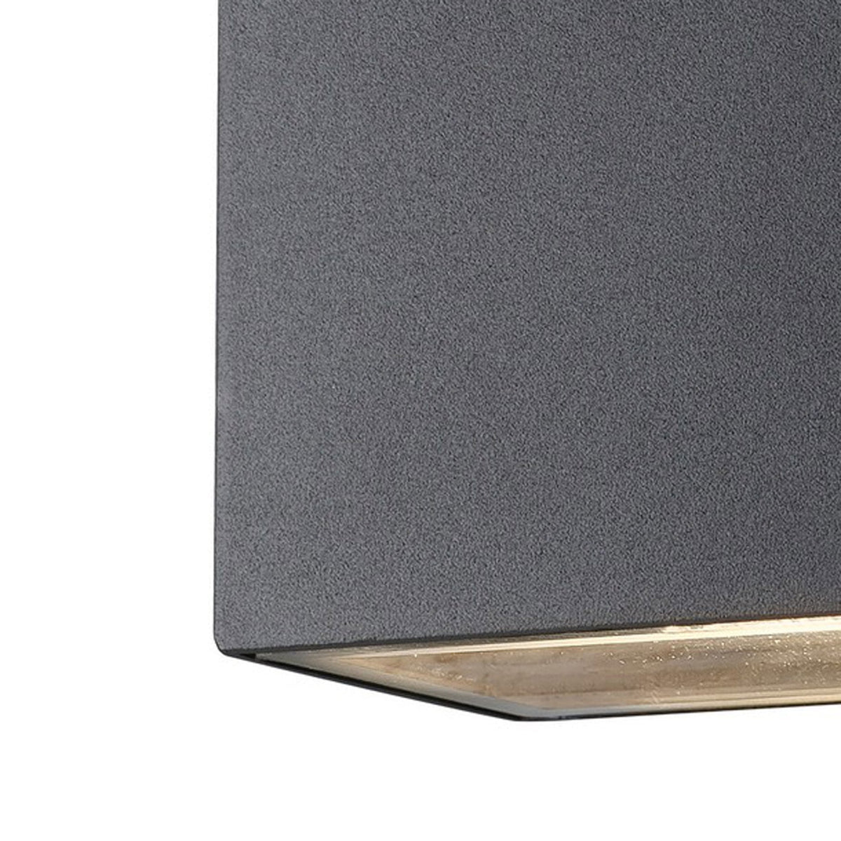 Rold Kubi IP54 LED Up and Down Wall Light in Black
