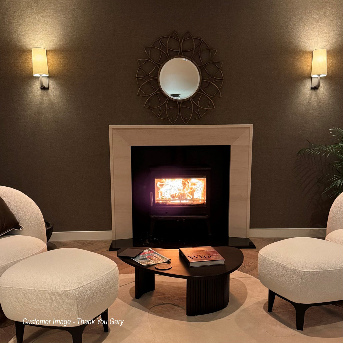 Riva 350 IP44 Wall Light in Bronze