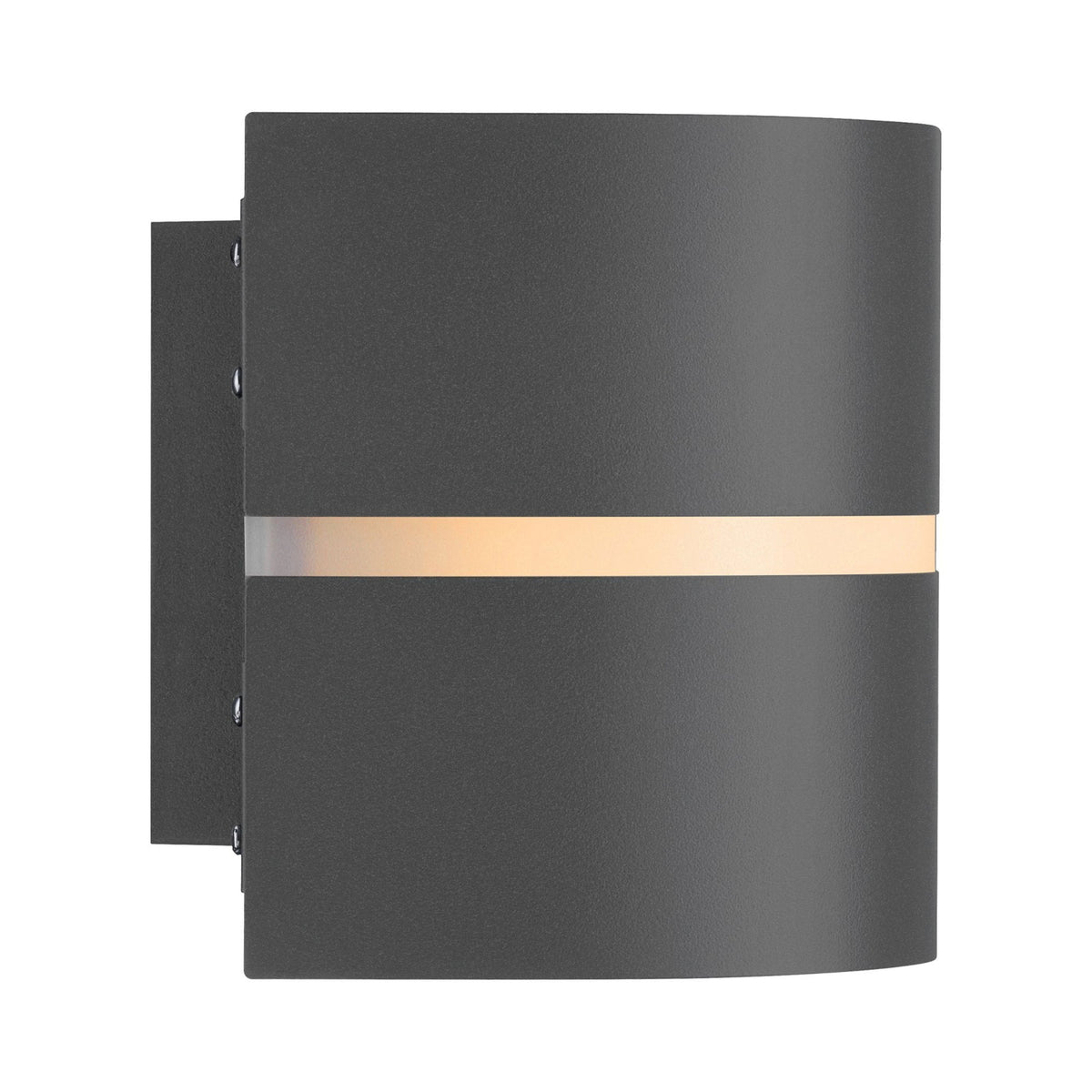 Sibelis Outdoor IP44 Up and Down Wall Light in Anthracite