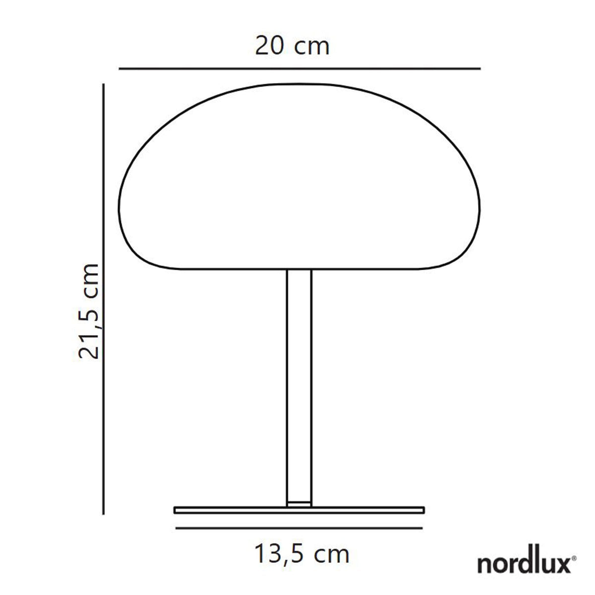Sponge 20 Rechargeable Table Lamp in Black