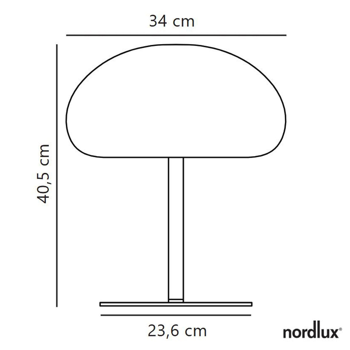 Sponge 34 Rechargeable Table Lamp in Black