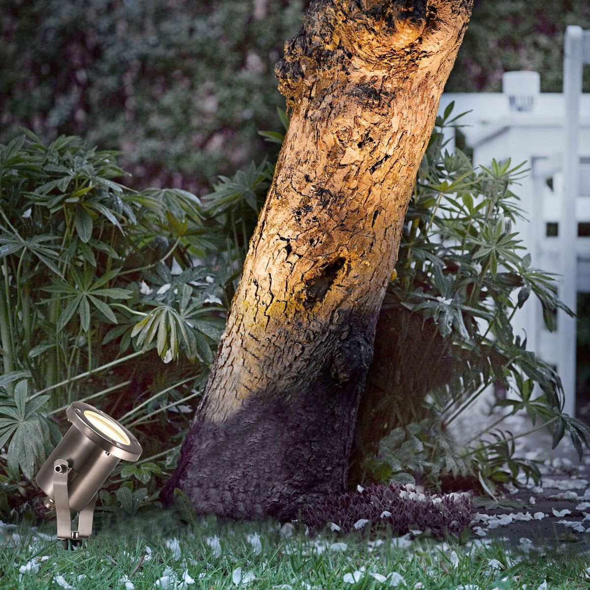 Taurus IP54 Outdoor Spike Spotlight In Stainless Steel