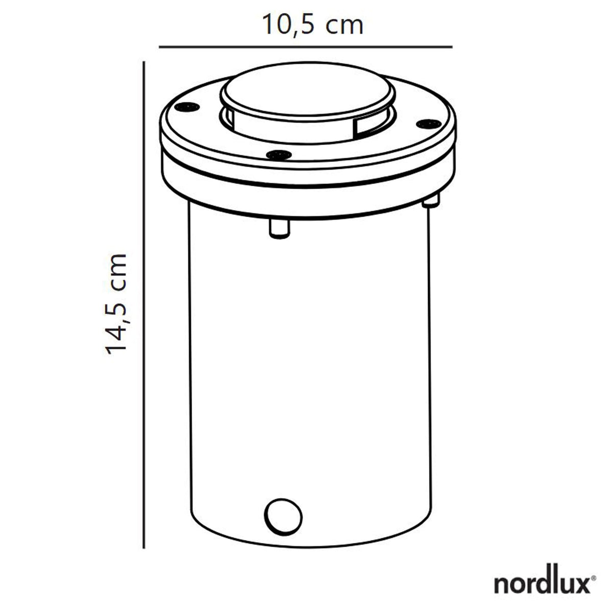Tilos IP67 Recessed Ground Light in Stainless Steel