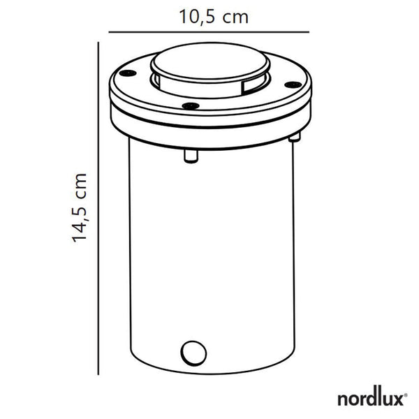 Tilos IP67 Recessed Ground Light in Stainless Steel