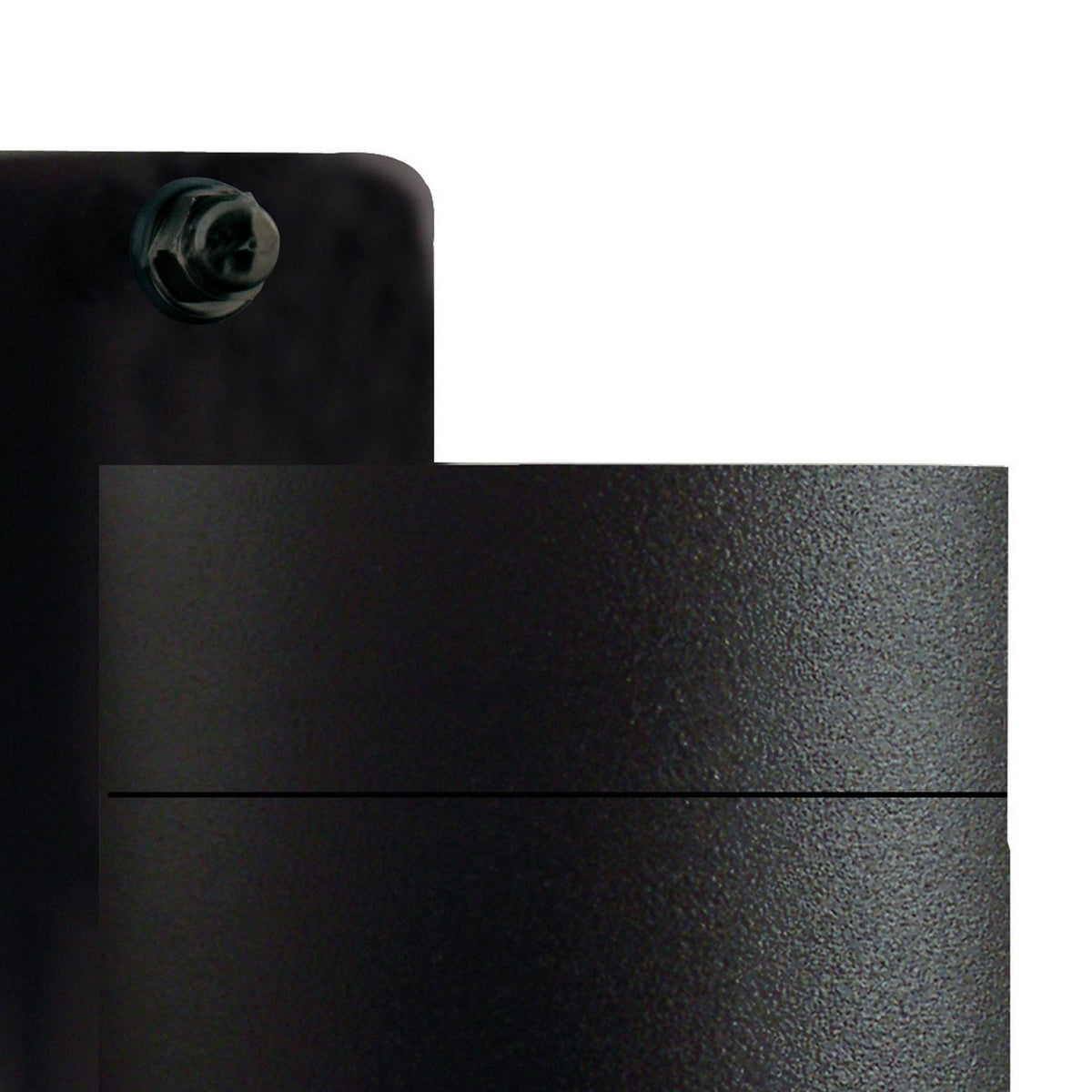 Tin Outdoor IP54 Single Wall Light in Black