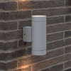 Tin Maxi Outdoor IP54 Up and Down Wall Light in White