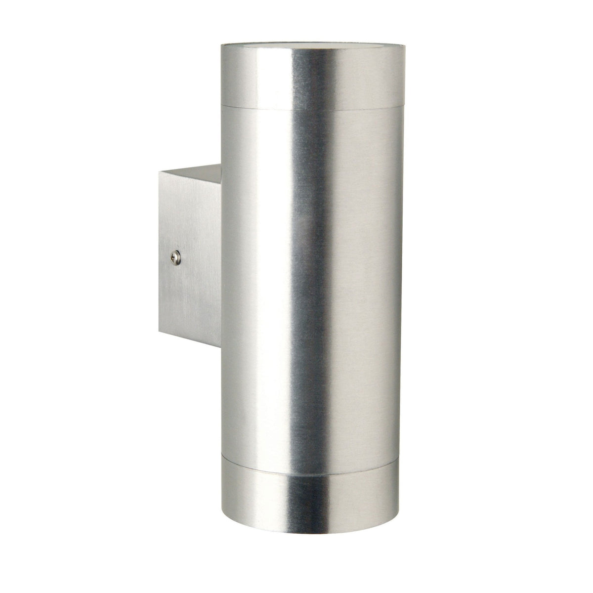 Tin Maxi Outdoor IP54 Up and Down Wall Light in Aluminium
