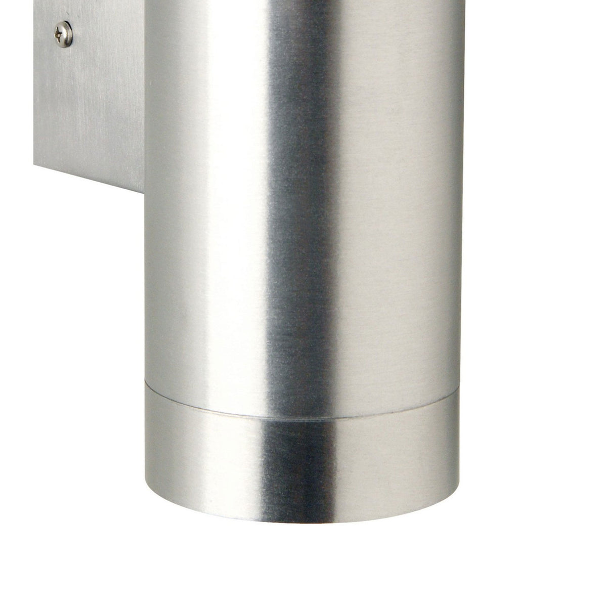 Tin Maxi Outdoor IP54 Up and Down Wall Light in Aluminium