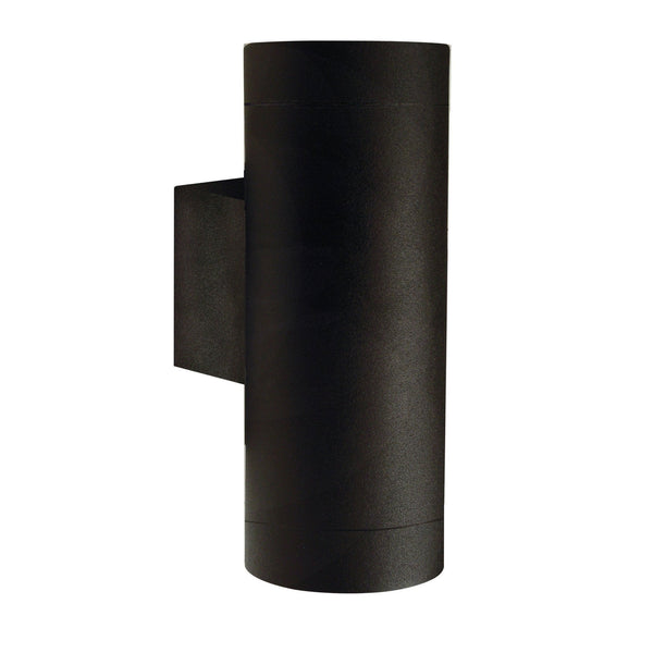 Tin Maxi Outdoor IP54 Up and Down Wall Light in Black