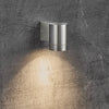Tin Maxi Outdoor IP54 Single Wall Light in Aluminium