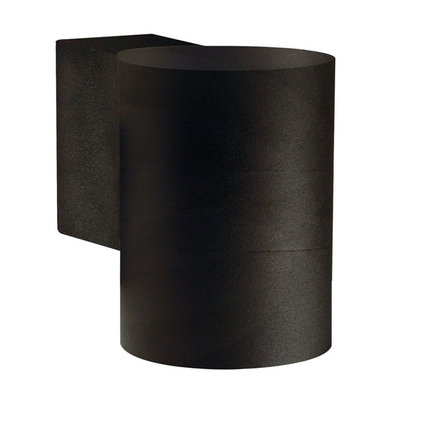 Tin Maxi Outdoor IP54 Single Wall Light in Black