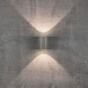 Canto 2 IP44 Up and Down LED Wall Light In Grey