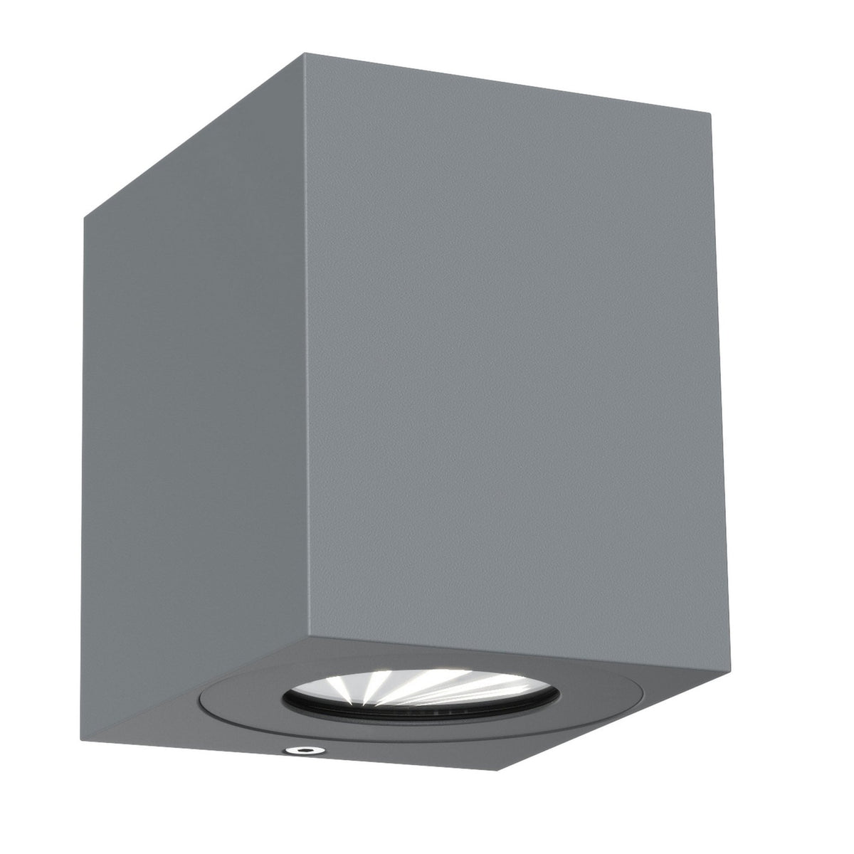 Canto Kubi 2 IP44 Up and Down LED Wall Light in Grey