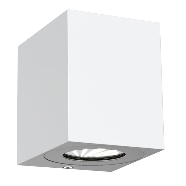Canto Kubi 2 IP44 Up and Down LED Wall Light in White
