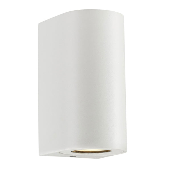 Canto Maxi 2 IP44 Up and Down Wall Light in White
