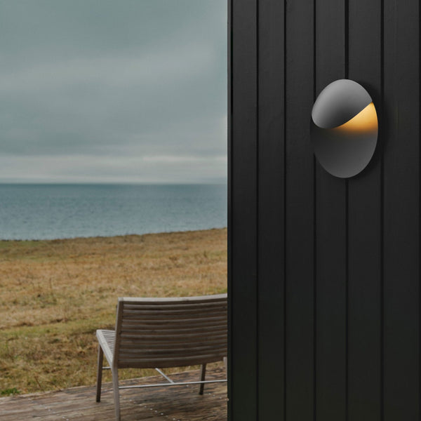 Valopin Coastal Outdoor LED Wall Light in Black