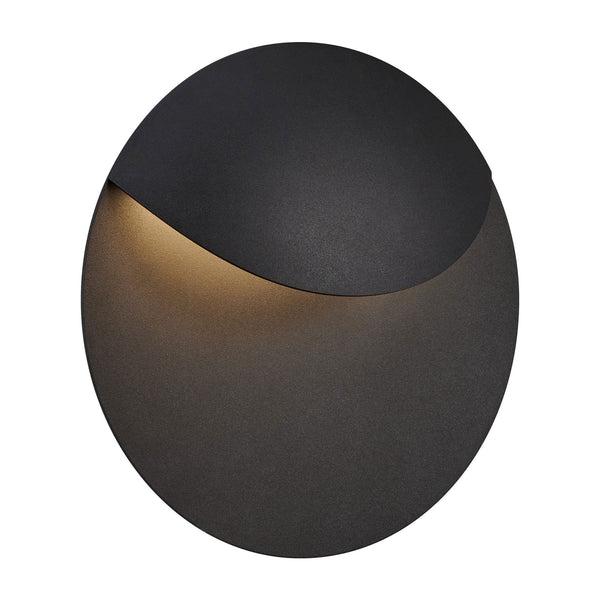 Valopin Coastal Outdoor LED Wall Light in Black