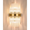 Kelly 500mm Wall Light in Brass & Clear Glass