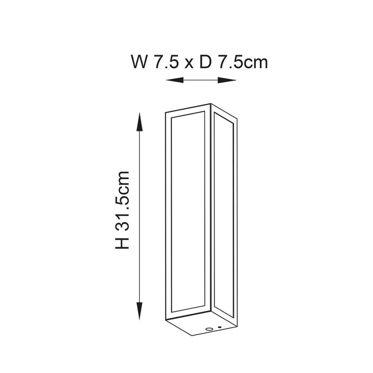 Newham Two Light Ribbed Bathroom Wall Light in Chrome
