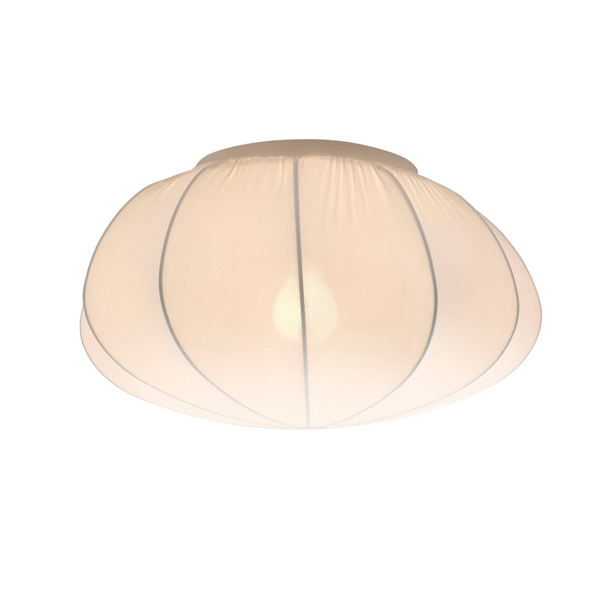 Aeron 40 Fabric Ceiling Light in Natural White