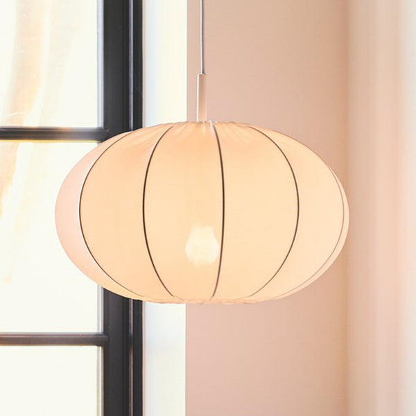 Aeron 40 Fabric Pendant Light in Natural White